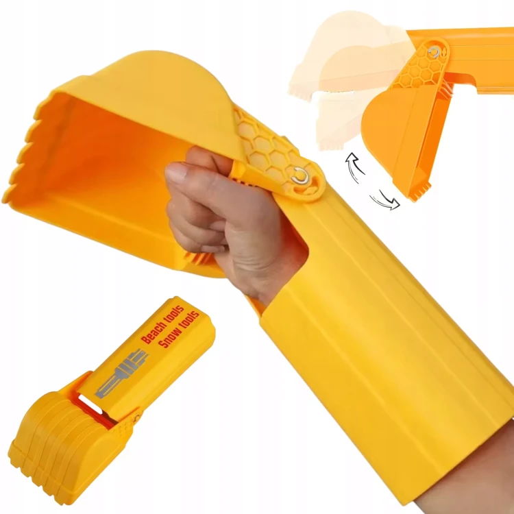 Ręczna Koparka Łopatka do Piasku i Śniegu z Ruchomym Stawem 3D od 3+