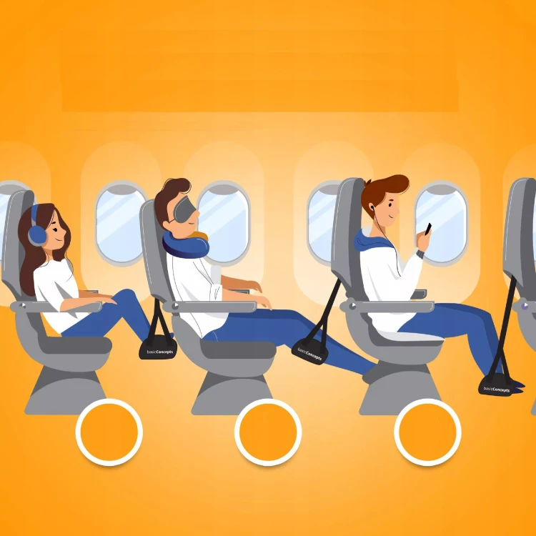 Ergonomiczny Podnóżek Podróżny z Torbą Transportową – Komfort dla Twoich Nóg
