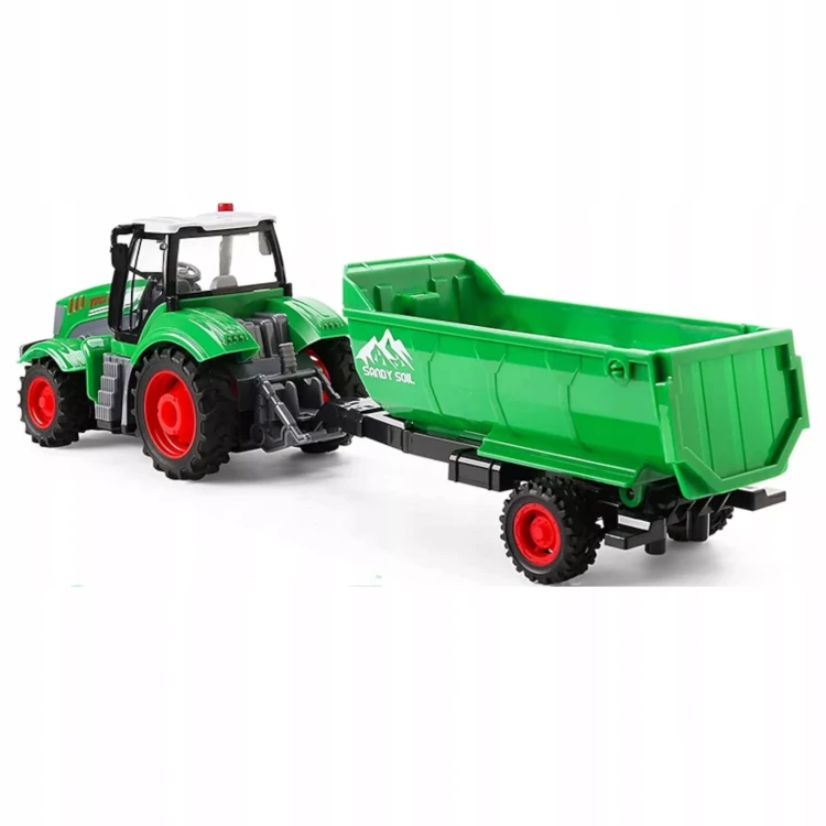 Zdalnie Sterowany Traktor z Przyczepą 9877-14 – Twoja Własna Farma