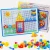 Kreatywna Układanka Mozaika Puzzle Pinezki Grzybki – Edukacyjny Zestaw w Walizce