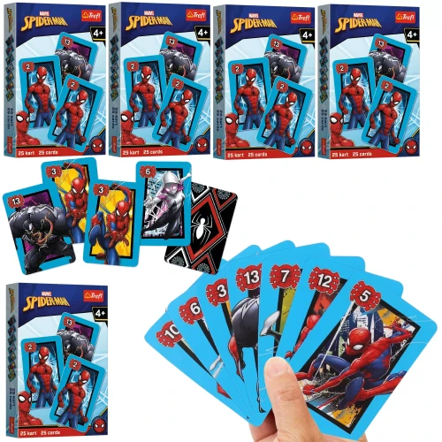 Gra Karciana Piotruś i Pamięć Spiderman – Edukacyjny Zestaw 5w1 od Trefl