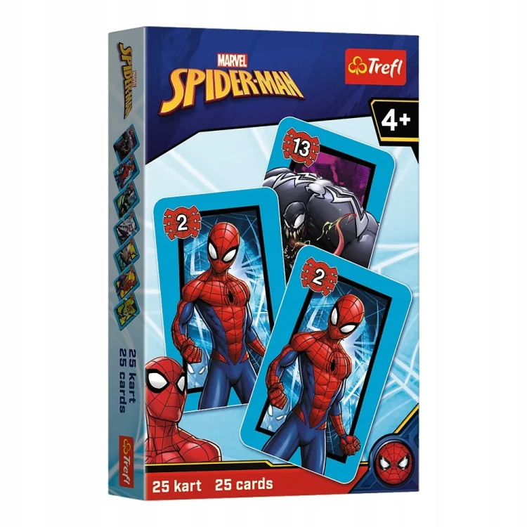 Gra Karciana Piotruś i Pamięć Spiderman – Edukacyjny Zestaw 5w1 od Trefl