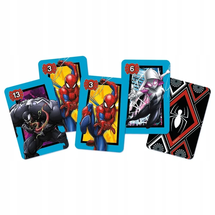 Gra Karciana Piotruś i Pamięć Spiderman – Edukacyjny Zestaw 5w1 od Trefl