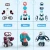 Magnetyczne Klocki Kosmiczne Roboty DIY – Kreatywny Zestaw Konstrukcyjny (21 Elementów)