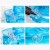 Fotelik niebieski kółko do pływania grzechotki 313N