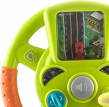 Interaktywna Zabawkowa Kierownica – Edukacyjny Symulator Jazdy 360° z Mapą i Dźwiękami