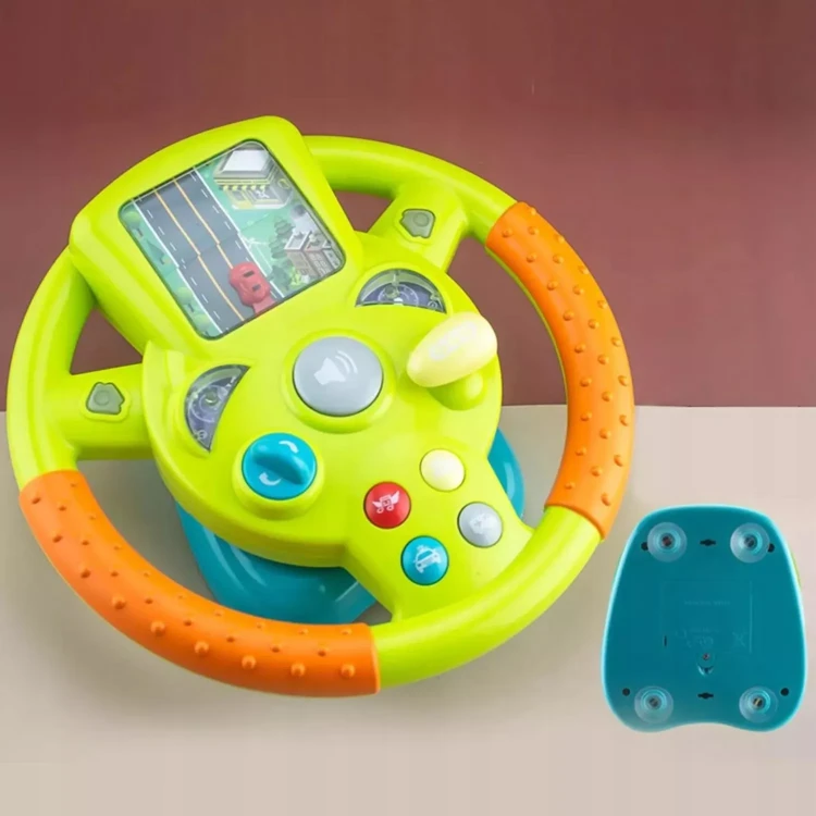 Interaktywna Zabawkowa Kierownica – Edukacyjny Symulator Jazdy 360° z Mapą i Dźwiękami