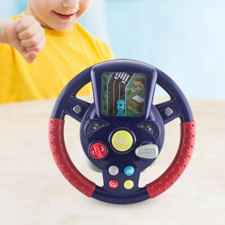 Interaktywna Kierownica dla Dzieci – Edukacyjny Symulator Jazdy z Efektami Światło/Dźwięk