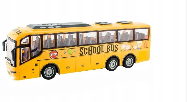 Zdalnie Sterowany Autobus Szkolny RC – Interaktywny Pojazd Edukacyjny w Skali 1:30