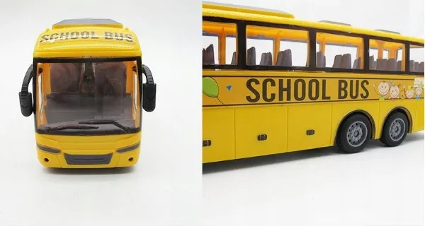 Zdalnie Sterowany Autobus Szkolny RC – Interaktywny Pojazd Edukacyjny w Skali 1:30