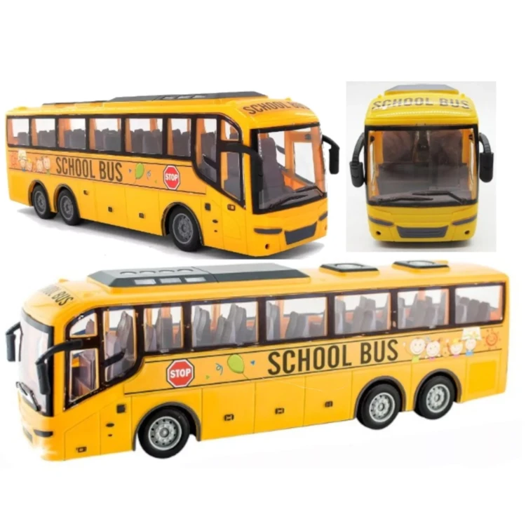 Zdalnie Sterowany Autobus Szkolny RC – Interaktywny Pojazd Edukacyjny w Skali 1:30