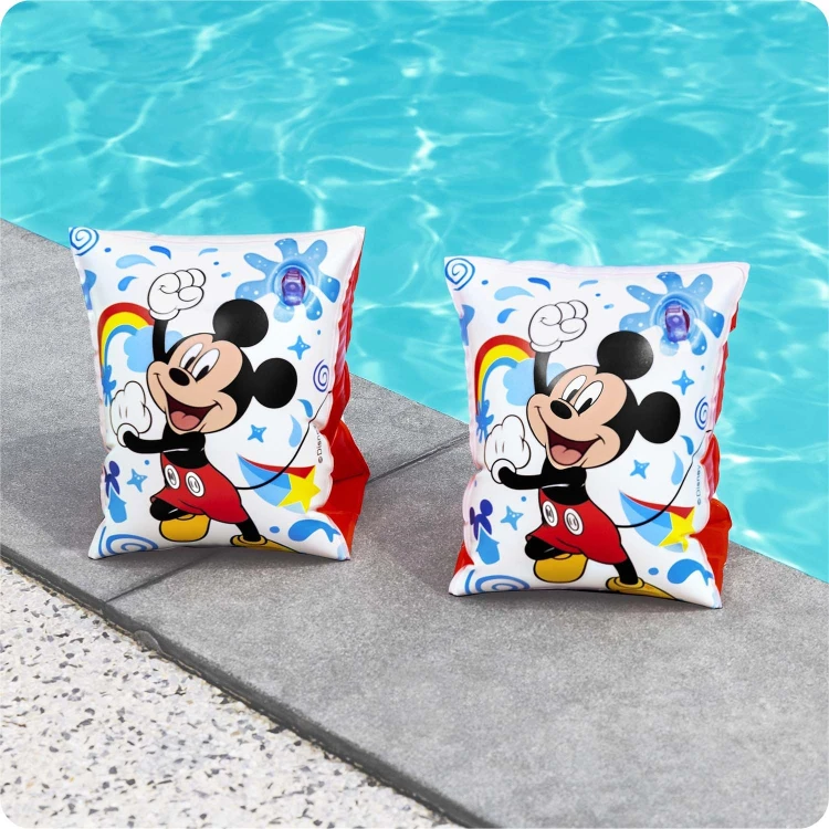 Dmuchane Rękawki do Pływania Bestway Mickey & Friends Motylki do Nauki Pływania 23 x 15 cm