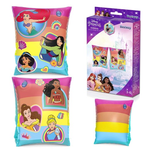 Dmuchane Rękawki do Pływania Bestway Księżniczki Disney – Motylki do Nauki Pływania 23 x 15 cm
