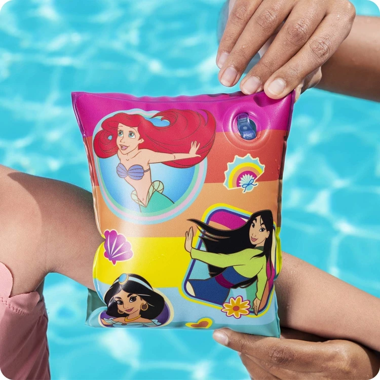 Dmuchane Rękawki do Pływania Bestway Księżniczki Disney – Motylki do Nauki Pływania 23 x 15 cm