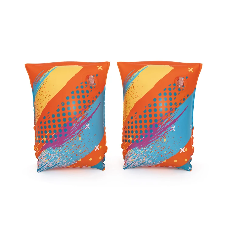 Dmuchane Rękawki do Pływania Bestway ToughLite™ S/M – Pomarańczowe Motylki (25 x 15 cm)