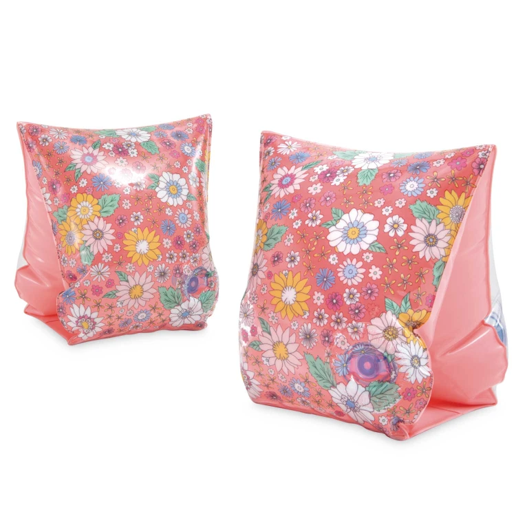Dmuchane Rękawki do Nauki Pływania Intex Kwiatki – Różowe Motylki 23 x 15 cm