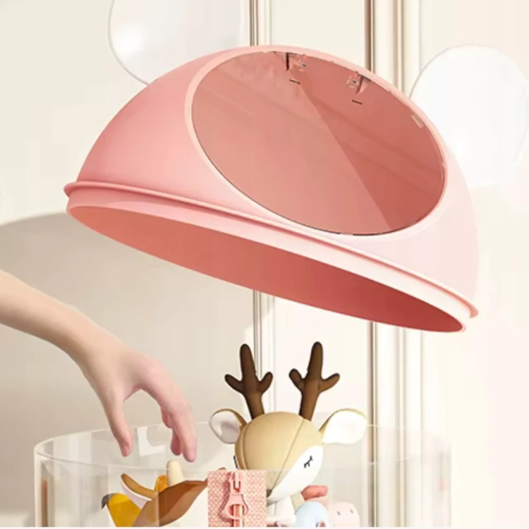 Pionowy Organizer Tubowy na Pluszaki i Maskotki – Różowy Cylinder (112 cm) - różowy