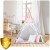 Indiański Namiot Tipi dla Dzieci Nukido – Bawełniany Wigwam z Matą i Akcesoriami 120 x 120 x 165 cm - różowy