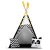 Indiański Namiot Tipi dla Dzieci – Bawełniany Wigwam z Matą i Akcesoriami 120 x 120 x 160 cm biało czarny z pandą