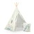 Indiański Namiot Tipi dla Dzieci Nukido – Designerski Wigwam ze Wszytą Podłogą i Poduszką z Dinozaurem 114 × 114 × 165 cm - dinozaury