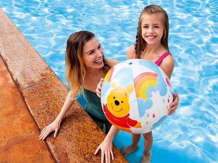 Dmuchana Piłka Plażowa Kubuś Puchatek 51 cm Intex