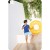 Koło do pływania pomarańczowe 76 cm INTEX