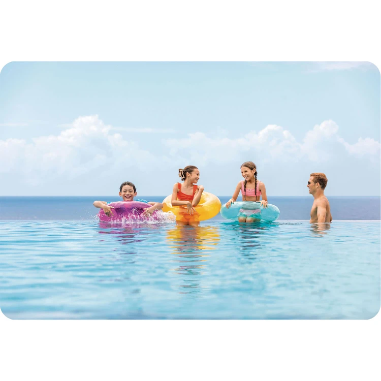 Koło do pływania pomarańczowe 76 cm INTEX