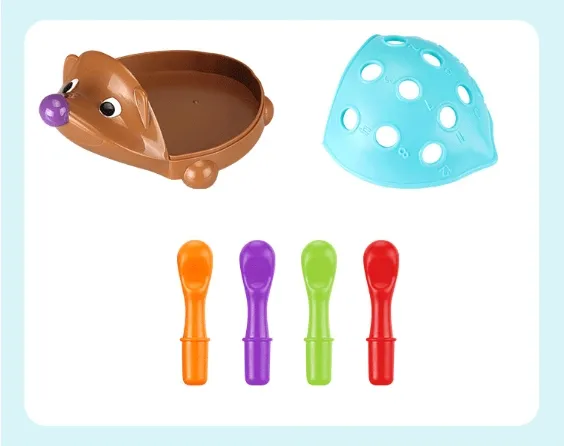 Sorter Układanka Jeż Montessori do nauki liczenia i poznawania kolorów