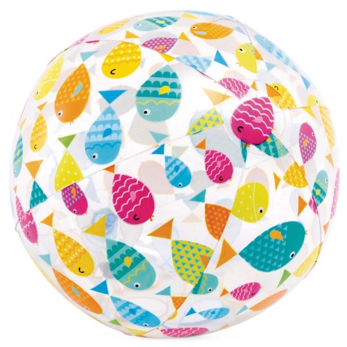 Dmuchana piłka plażowa wesołe rybki 51 cm INTEX