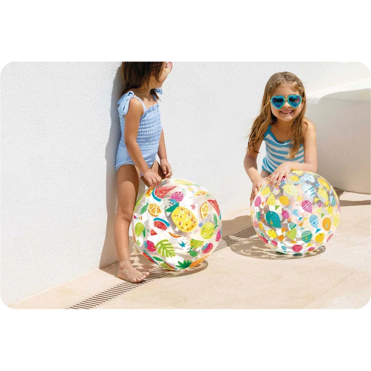 Dmuchana piłka plażowa wesołe rybki 51 cm INTEX