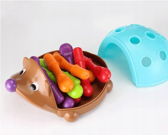 Sorter Układanka Jeż Montessori do nauki liczenia i poznawania kolorów