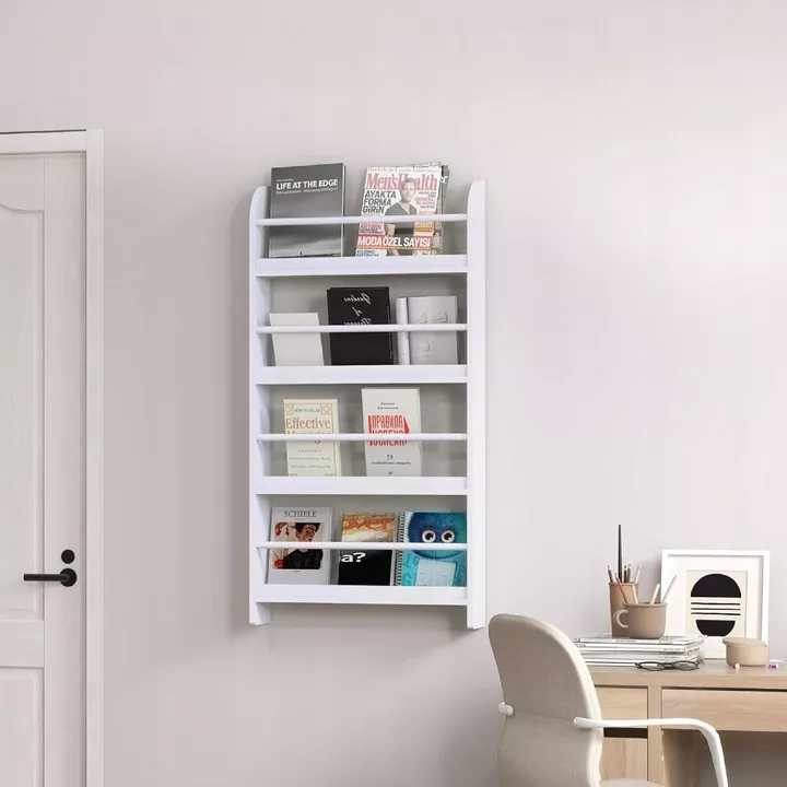 Drewniana biblioteczka  Montessori regał na książki zabawki dla dzieci
