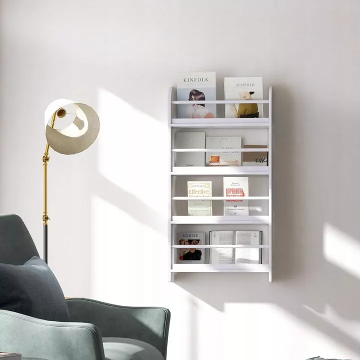 Drewniana biblioteczka  Montessori regał na książki zabawki dla dzieci