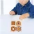 Drewniana układanka edukacyjna sorter Montessori kształty  dla dzieci 3+