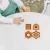 Drewniana układanka edukacyjna sorter Montessori kształty  dla dzieci 3+