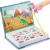 Magnetyczna układanka  Montessori dinozaury puzzle magnetyczne dla dzieci wieku 3+