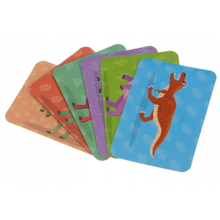 Magnetyczna układanka  Montessori dinozaury puzzle magnetyczne dla dzieci wieku 3+