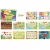 Książeczka edukacyjna dinozaury puzzle na rzep do nauki alfabetu i kształtów Montessori dla dzieci w wieku 3+