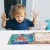 Książeczka edukacyjna dinozaury puzzle na rzep do nauki alfabetu i kształtów Montessori dla dzieci w wieku 3+