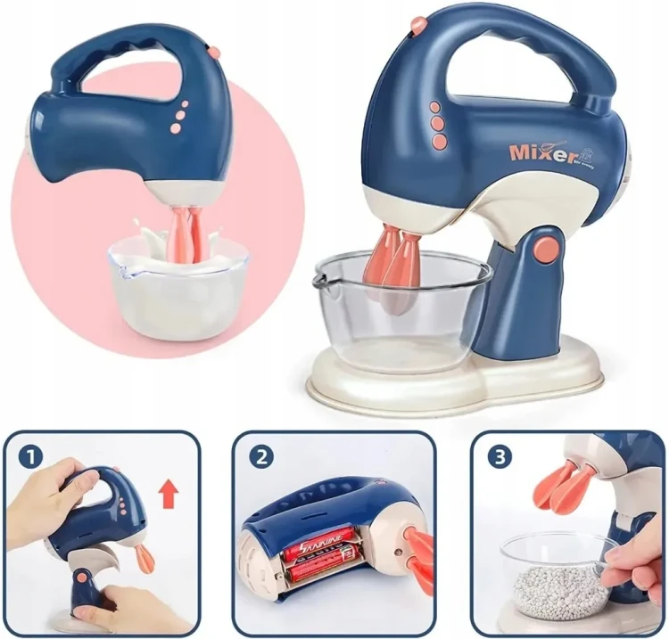 Mikser robot kuchenny małe AGD dla dzieci w wieku 3+
