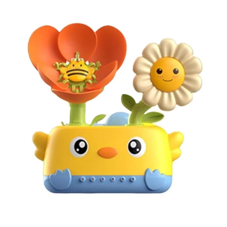 Zabawka wodna do kąpieli kwiatek z przyssawkami dla niemowląt 18m+