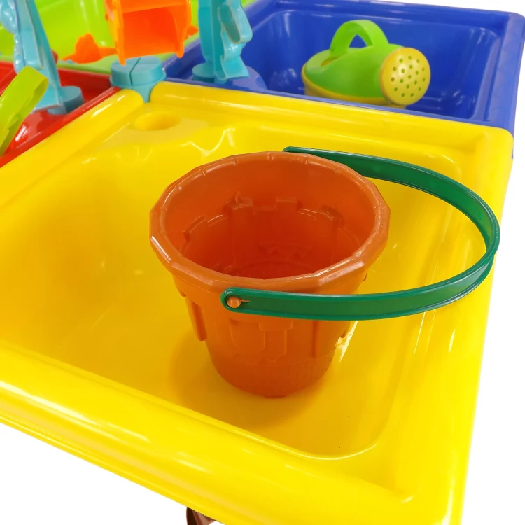 Stolik do piasku i do wody delfin z 25 elementami do zabawy