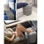 Nadmuchiwany Podnóżek Podróżny z Regulacją Wysokości – Poduszka Ergonomiczna
